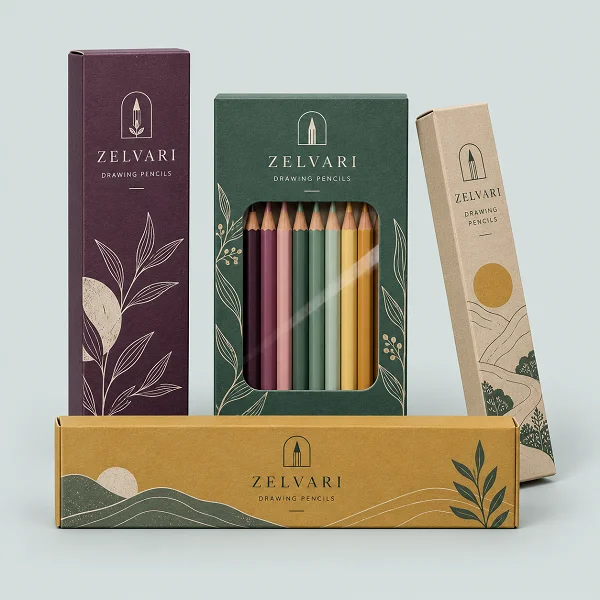 order wholesale cardboard pencil packaging boxes