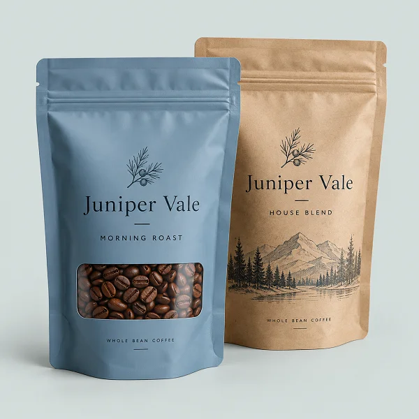 printed stand up pouches