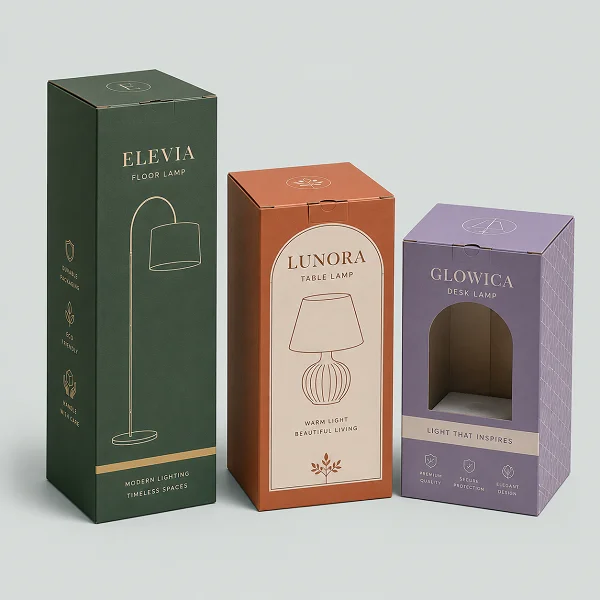 shop bulk eco friendly lamp packaging with logo
