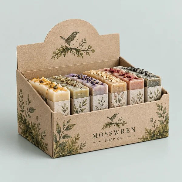 soap display box with logo