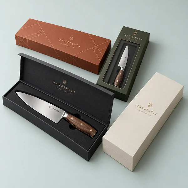 wholesale custom rigid knife boxes