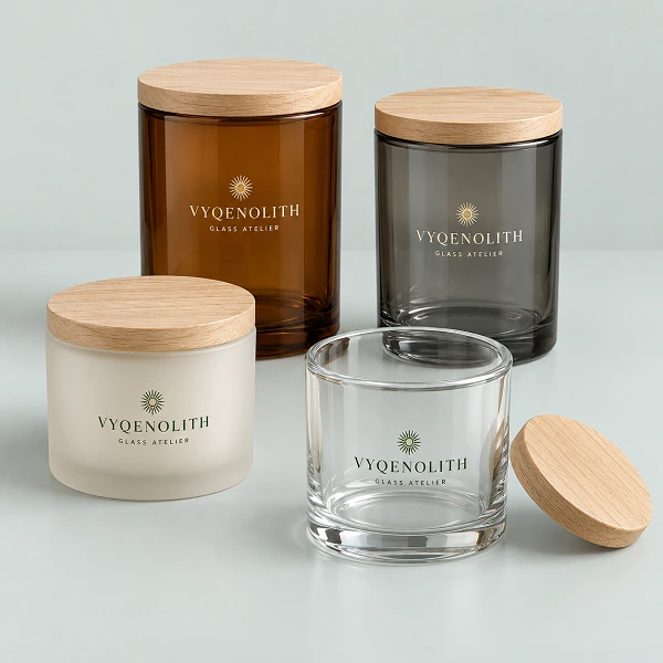 wholesale glass candle jars